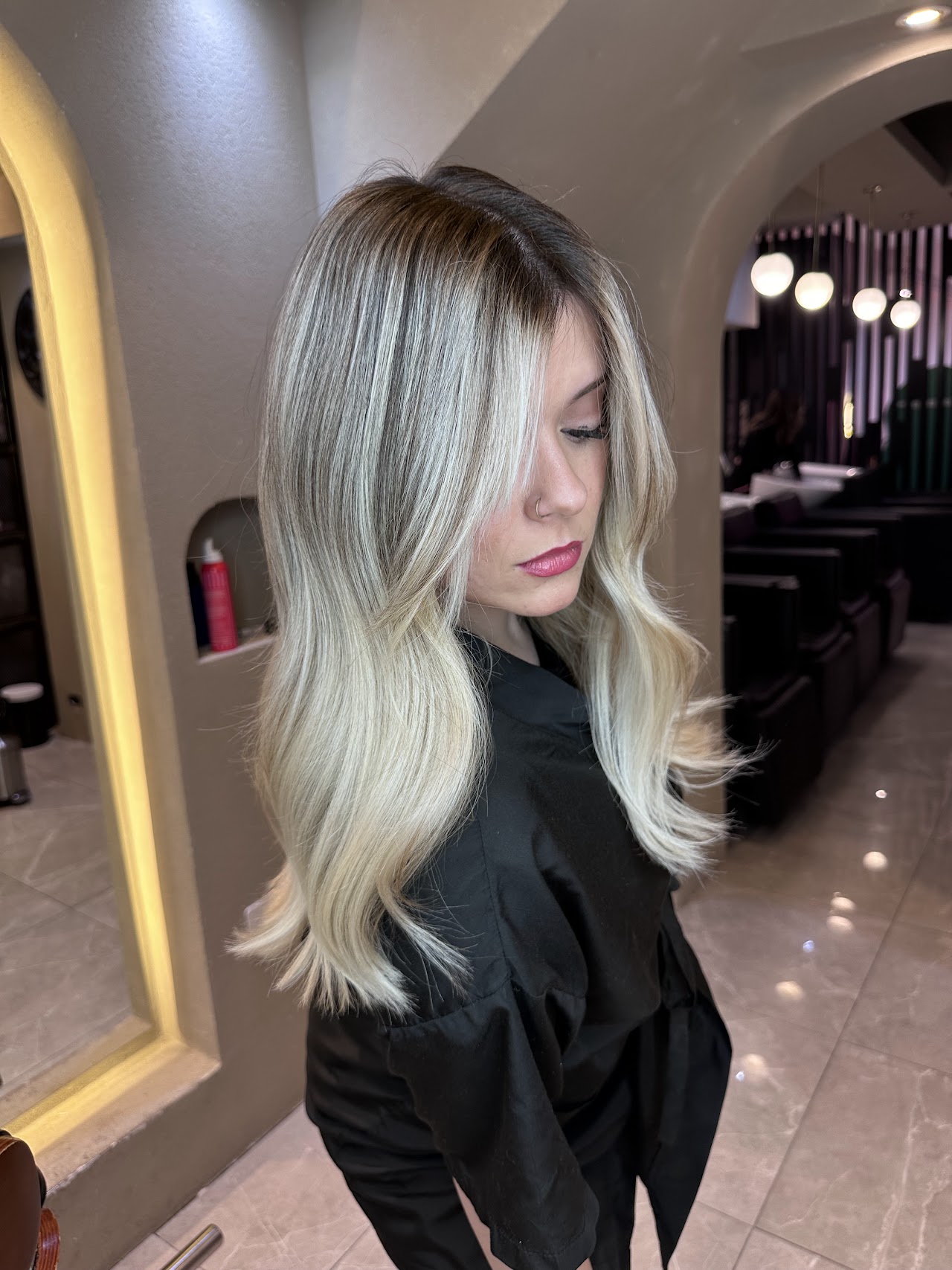 Balayage realizado en Vangart Peluquería