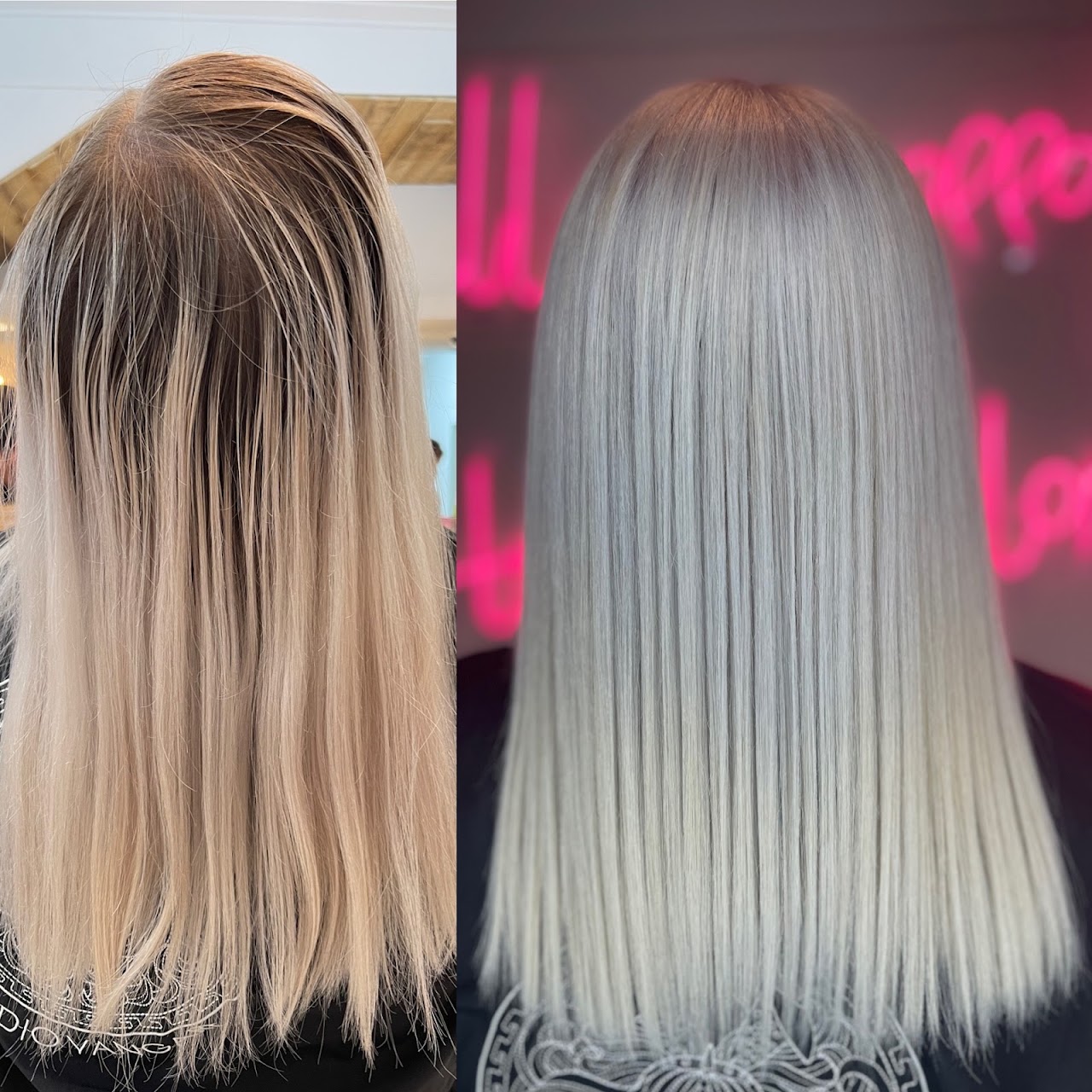 Coloración fantasía realizada en Vangart Peluquería